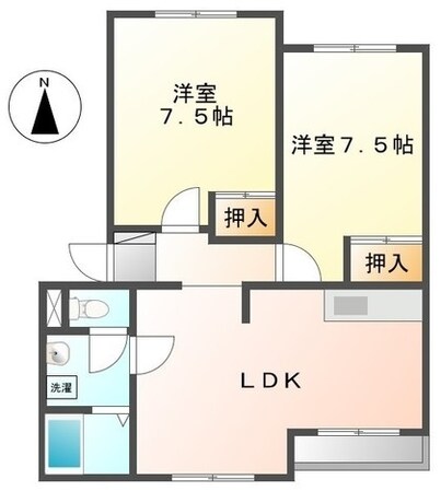 イーストアークの物件間取画像